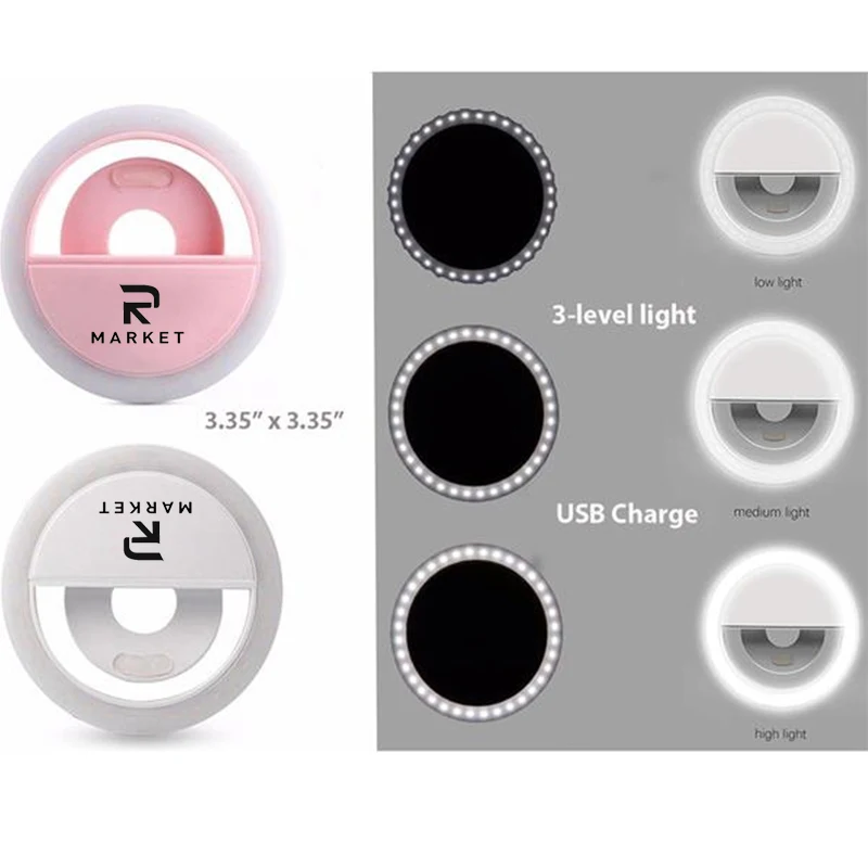 Rechargeable Portable Clip-on Selfie Fill Light making your selfies best 1