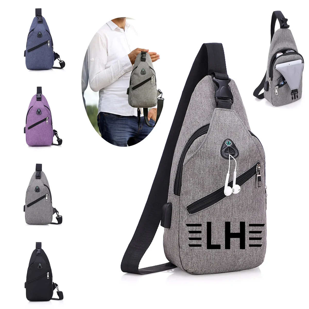 Fashionable Crossbody Chest Bag 1