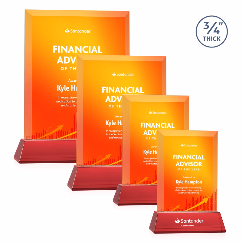 Harrington VividPrint™ Award on Newhaven - Red