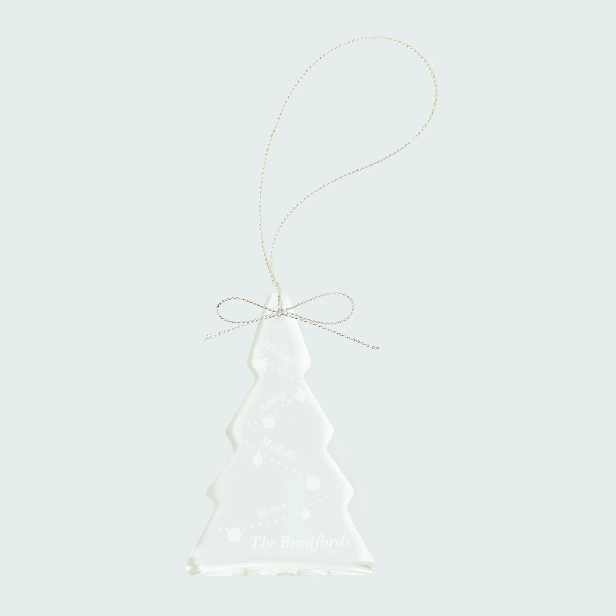 3" Crystal Tree Ornament 1