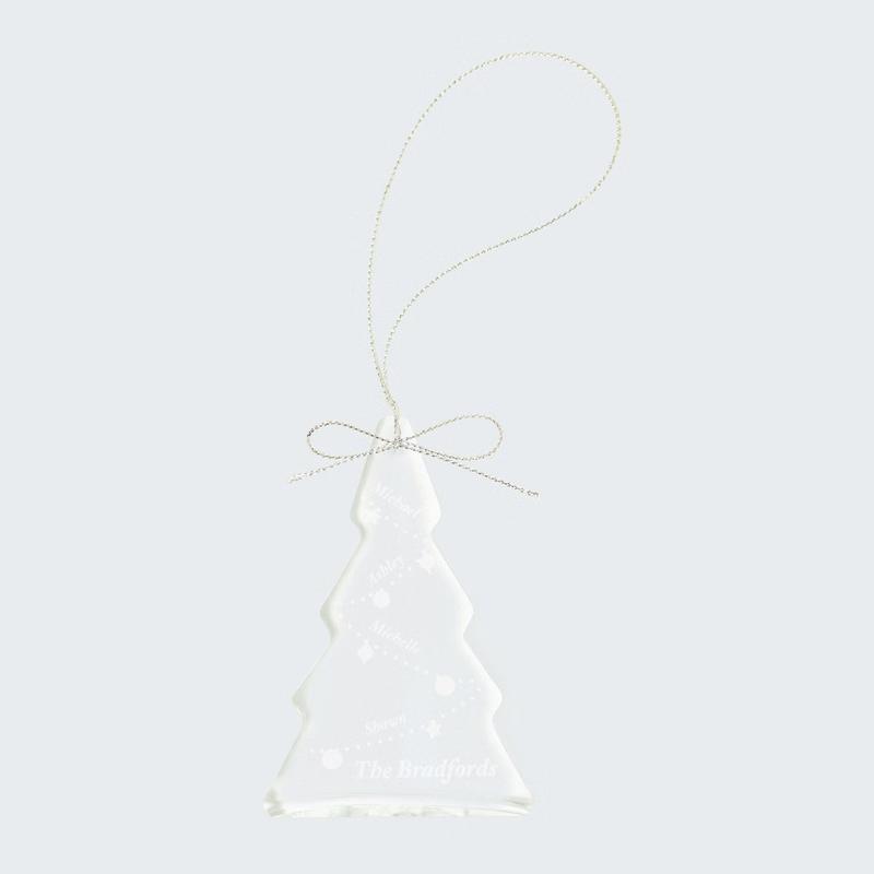 3" Crystal Tree Ornament