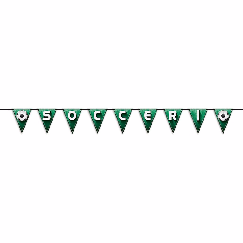 Soccer! / Football Pennant Streamer