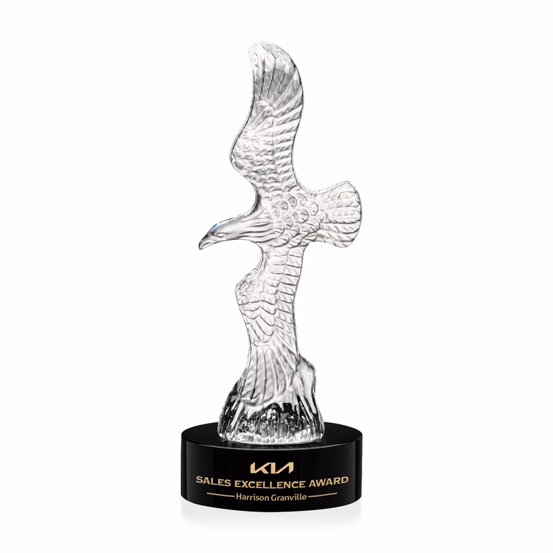 Staffordshire Eagle on Stanrich Base - Black