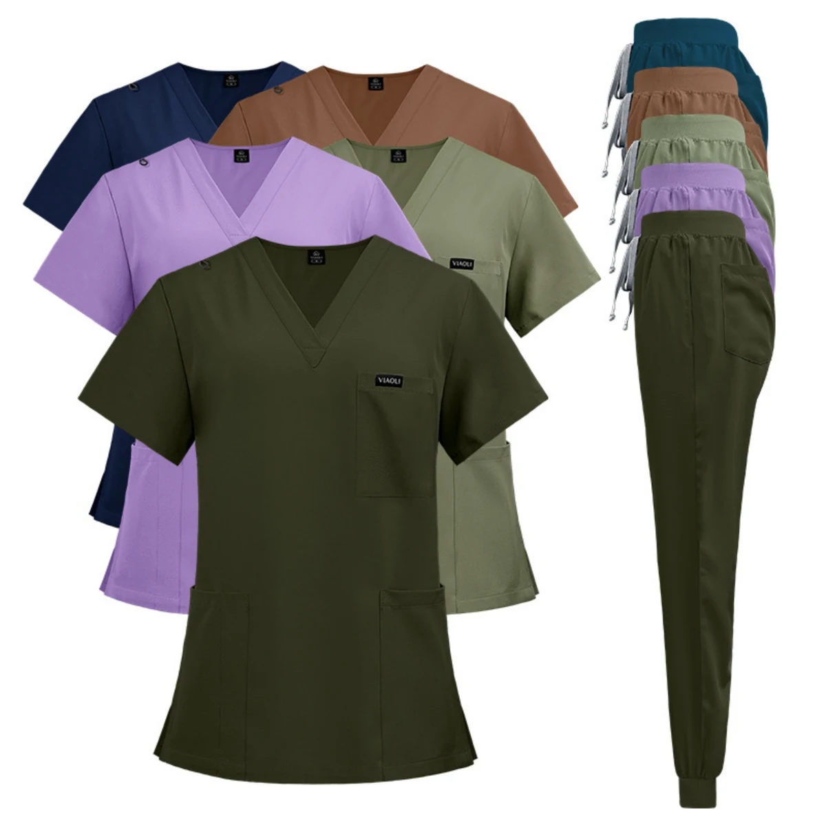 Medical Nursing Uniform Scrub Set 1