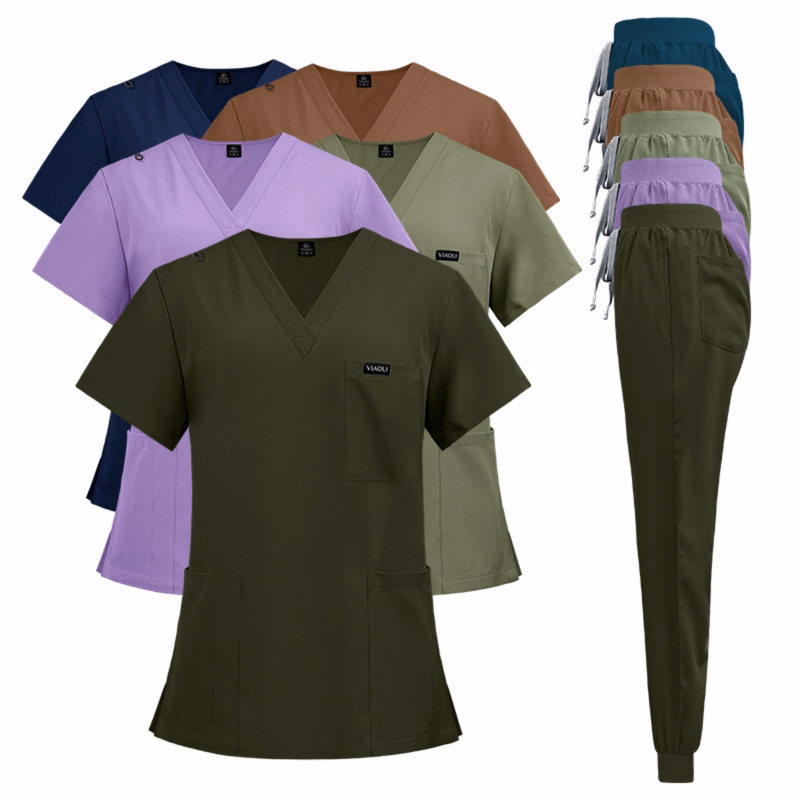 Medical Nursing Uniform Scrub Set