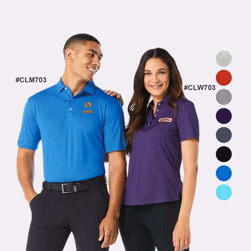 Callaway® Birdseye UPF 50+ Men's Cooling Polo Shirt with Custom Logo