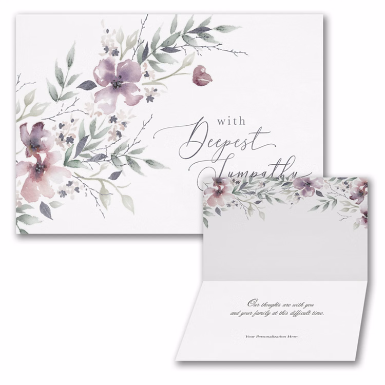 Sophisticated Sympathy Card