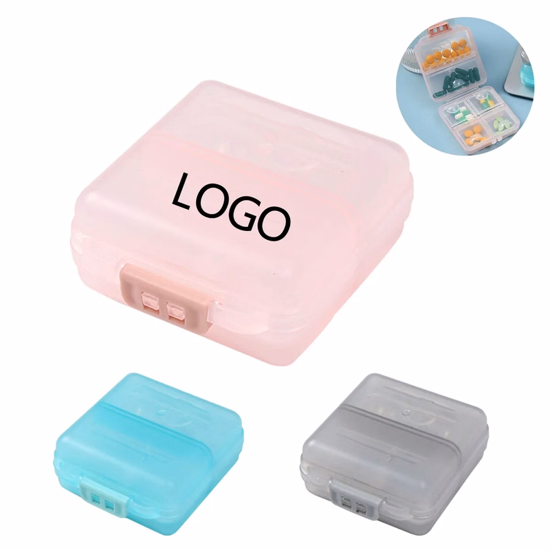 Clear Six Grid Pill Box