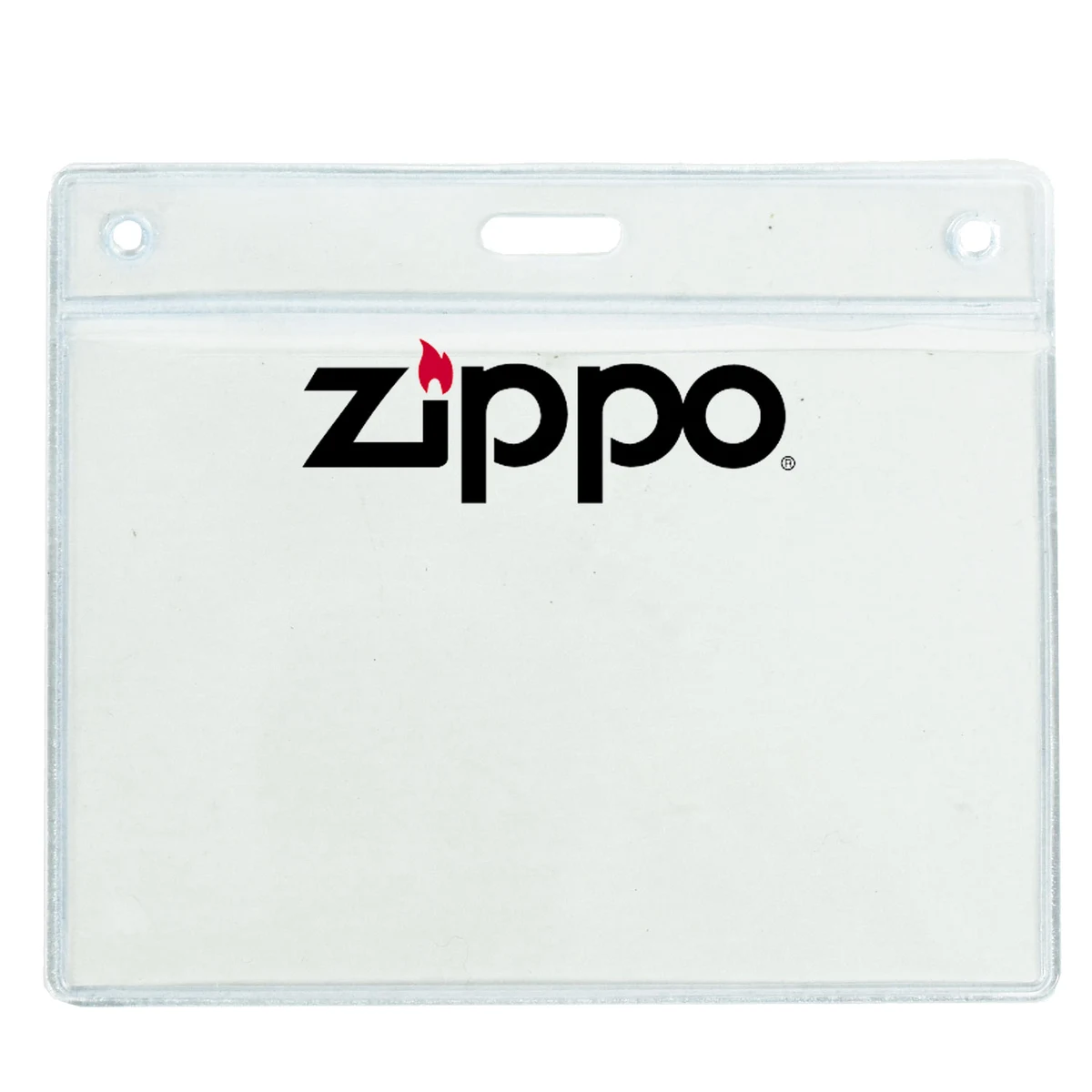 3" H x 4" W inch Printed Badge Holder - Clear Vinyl 1