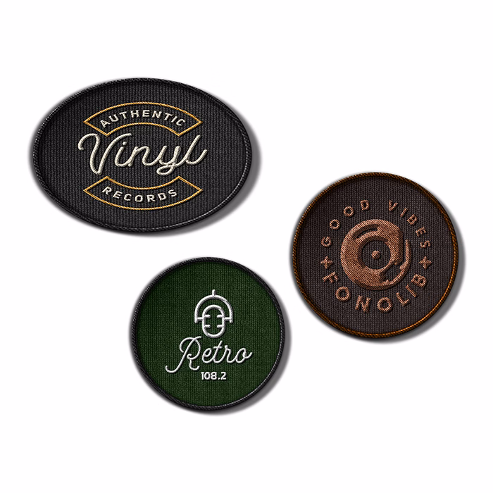2" Woven Patches