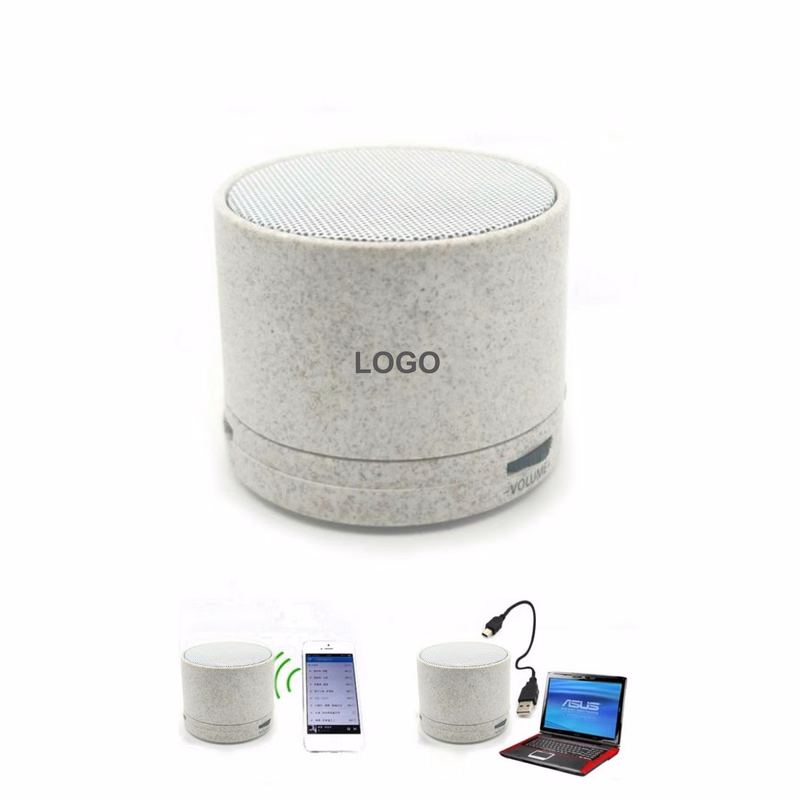 Wheat Straw Wireless Speaker (direct import)