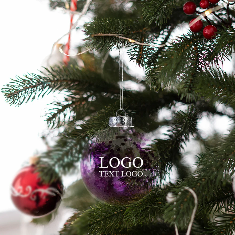 Shatter Resistant Confetti Holiday Ornaments 1