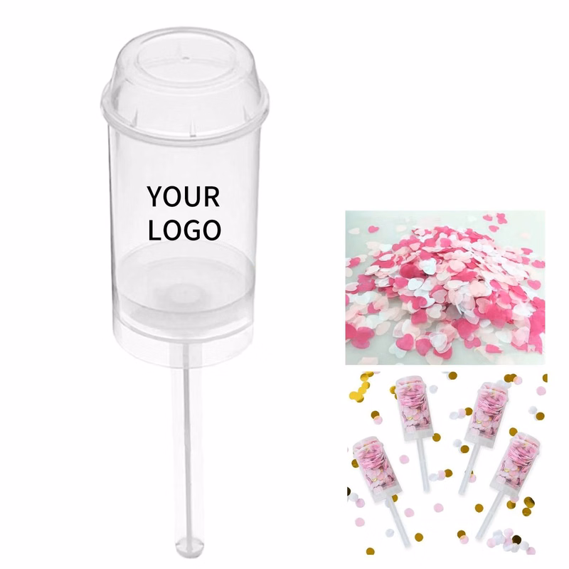 Plastic Confetti Tube for Party Celebrations
