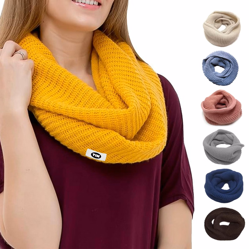 Womens Winter Warm Circle Loop Scarf