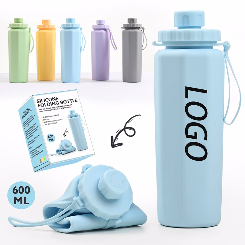 Silicone Foldable Water Bottles For Travel