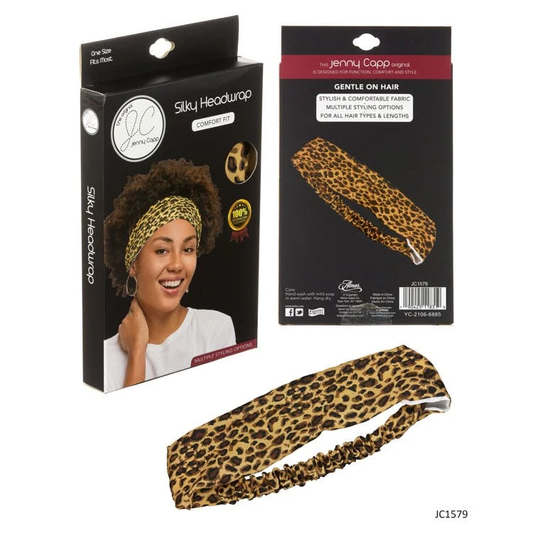 Silky Headband - Cheetah Print 1