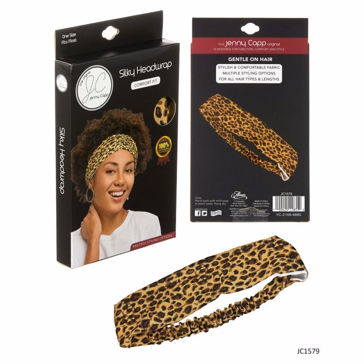 Silky Headband - Cheetah Print