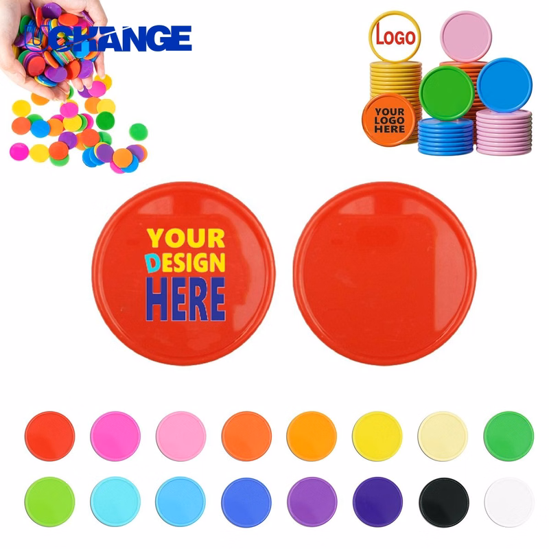 Round Plastic Poker Chips
