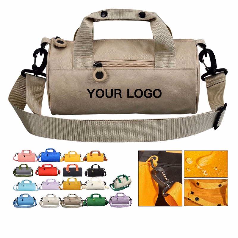 Lightweight Nylon Gym Bag with Multiple Pockets