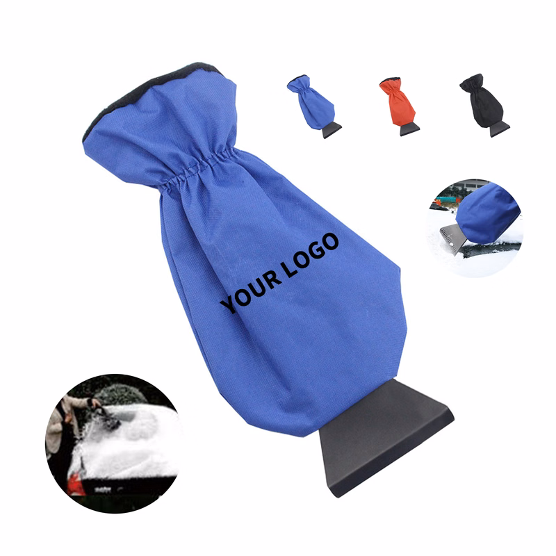 Fleece Lined Ice Scraper Mitt 14.9" Length X 3.9" Width
