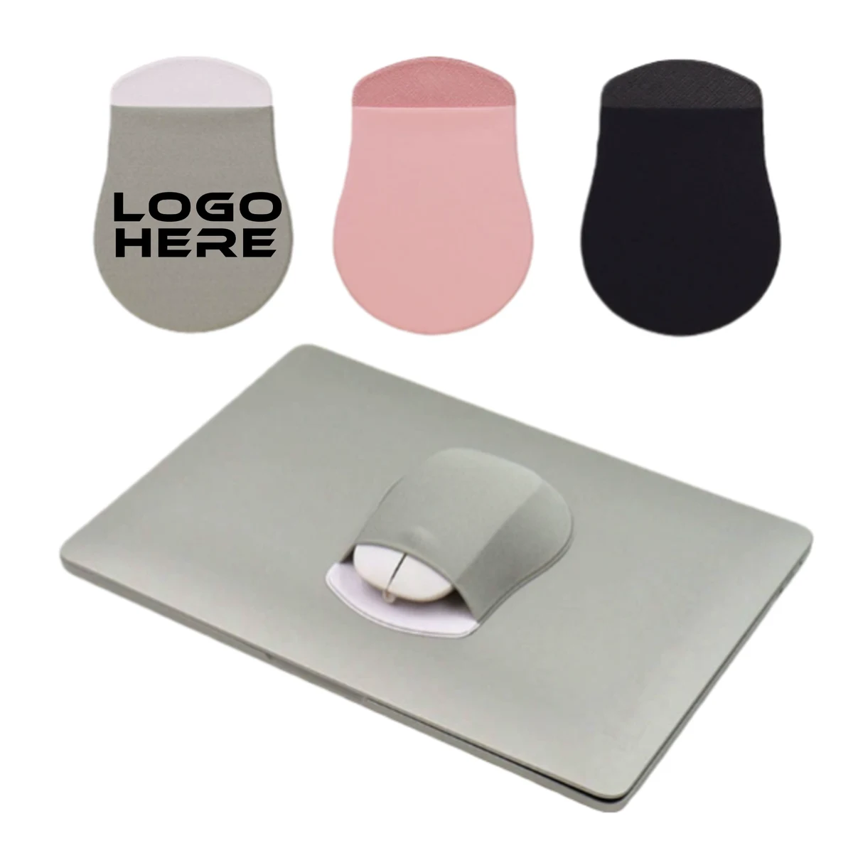Universal Stick-On Mouse Pouch with Reusable Adhesive 1