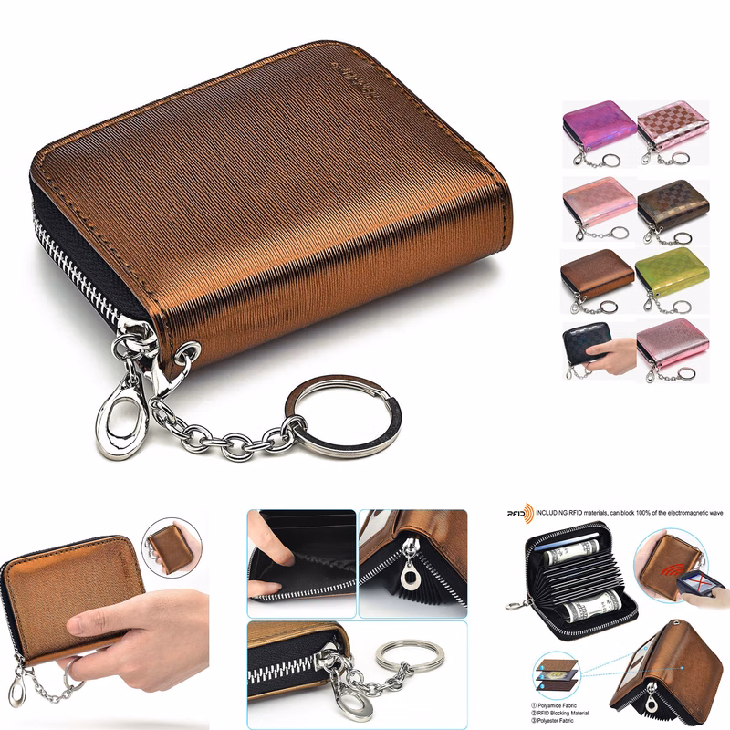 Keychain Credit Card Holder Wallet