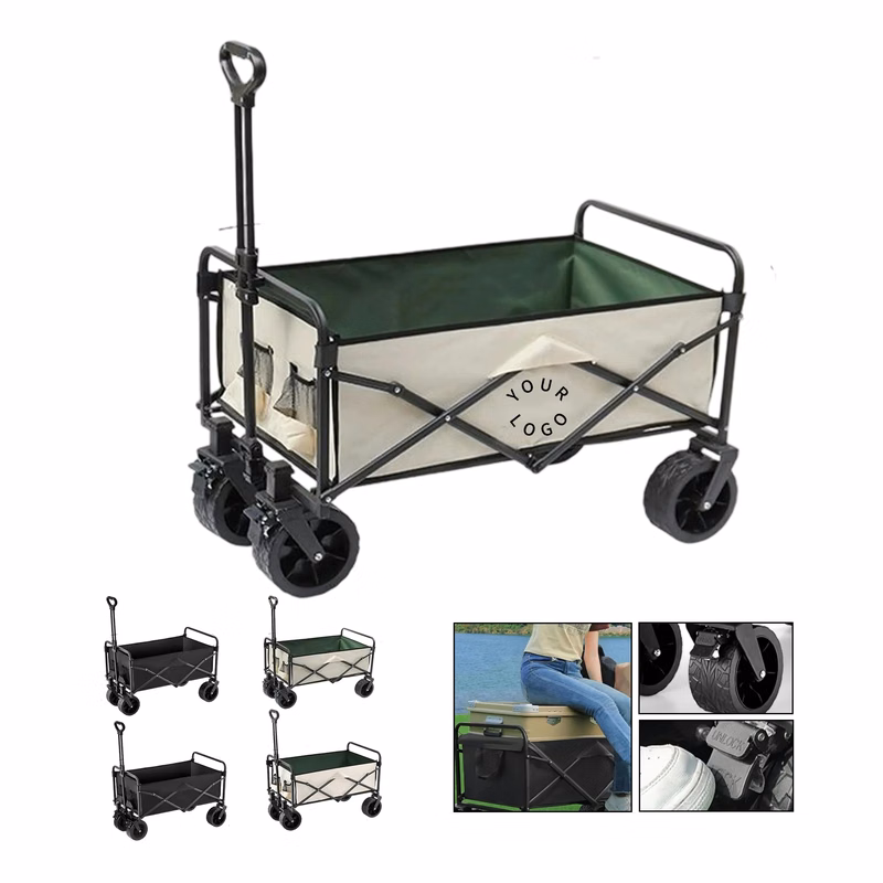 Folding Picnic Cart with Brakes