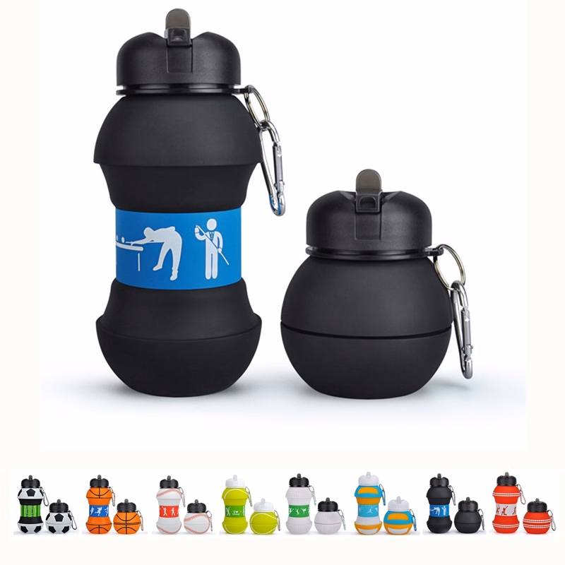 Custom Collapsible Billiards Sports Water Bottle