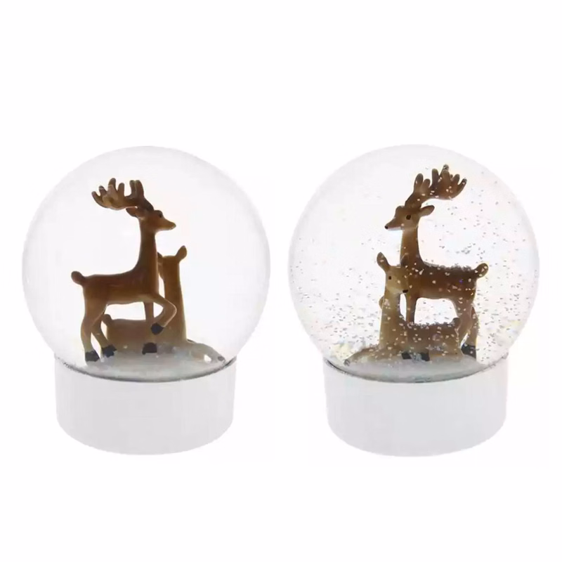 Custom Deer Snow Globe