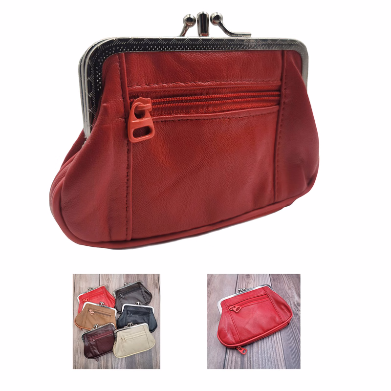 Genuine Leather Womens Small Purse
