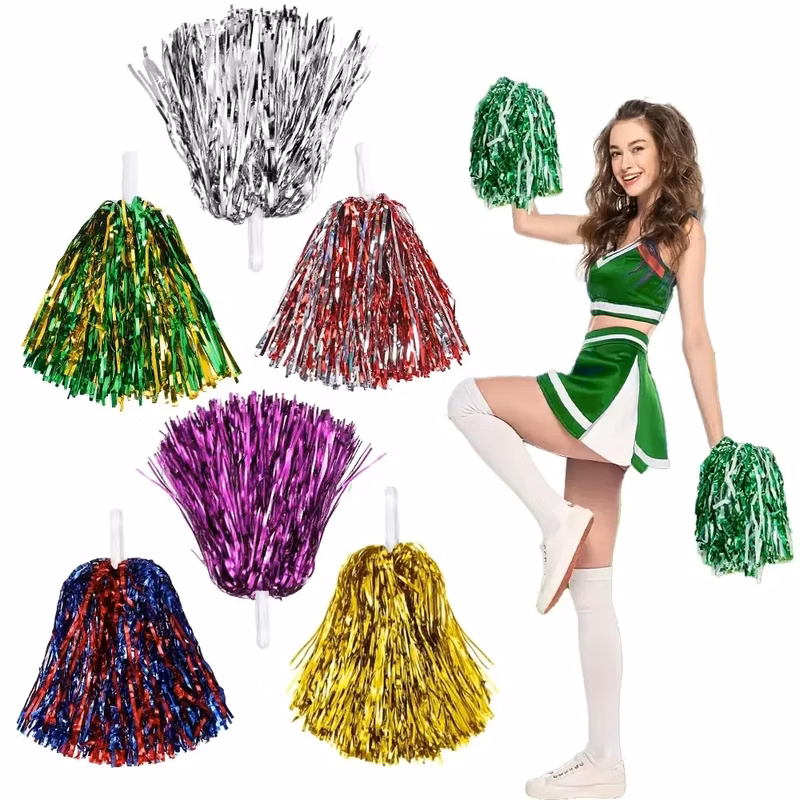 500 Streamer Solid Paddle Handle Poms