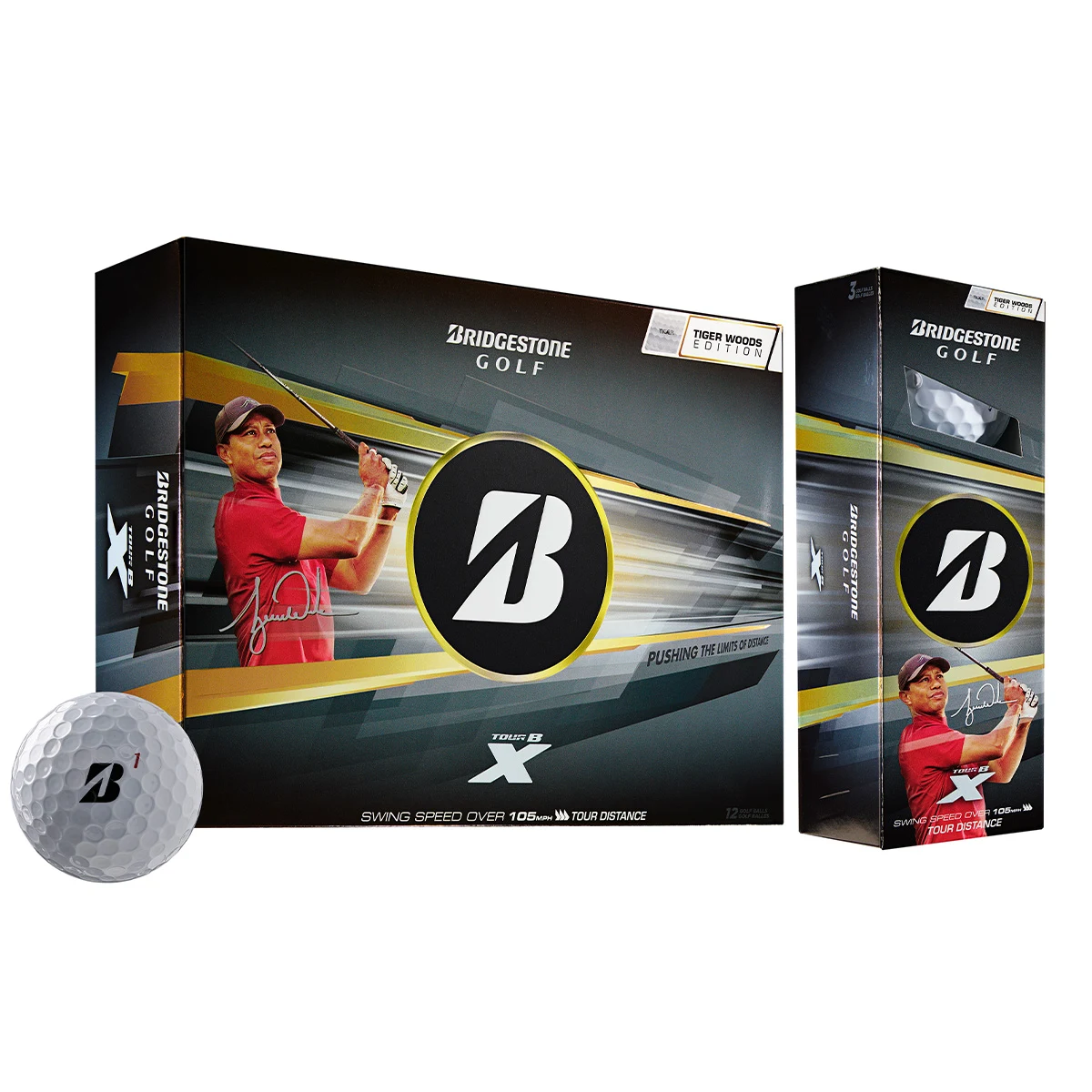Bridgestone Tour B Tiger Woods Golf Balls 1