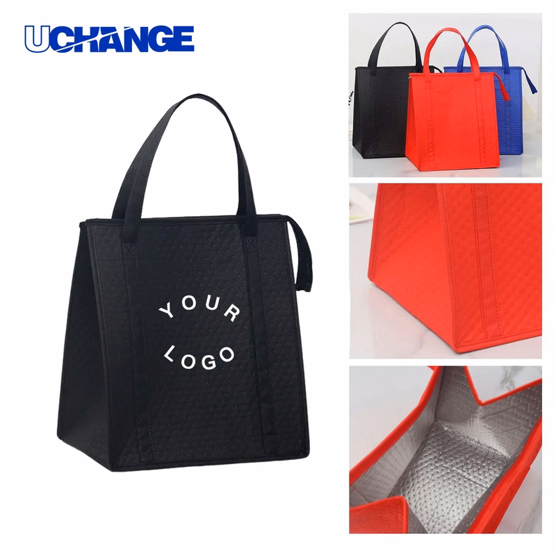 Thermal Non Woven Tote Bag Carrier for Food Transport