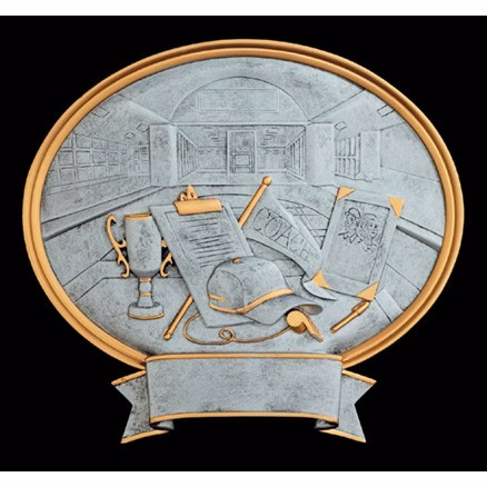 8" Coach Legend Plate
