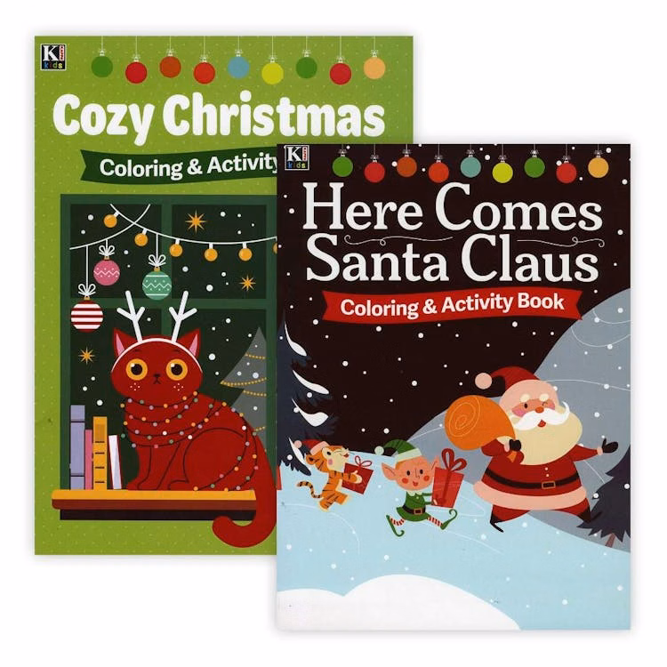 Christmas Coloring & Activity Books - Assorted Themes
