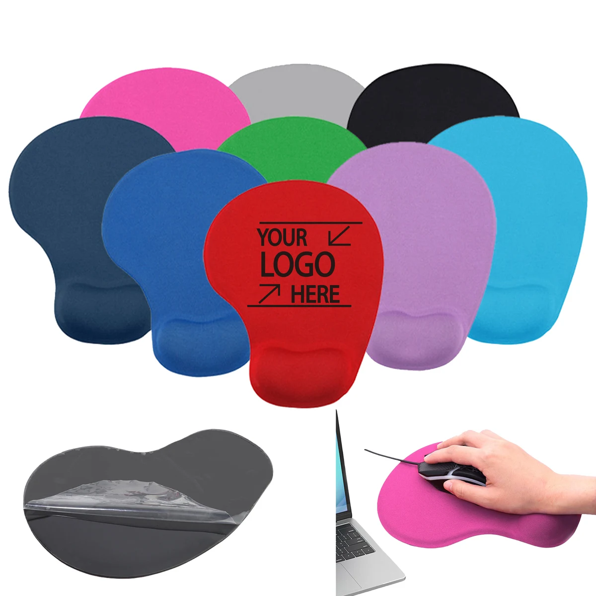 Memory Foam Wrist Support Mouse Pad 1