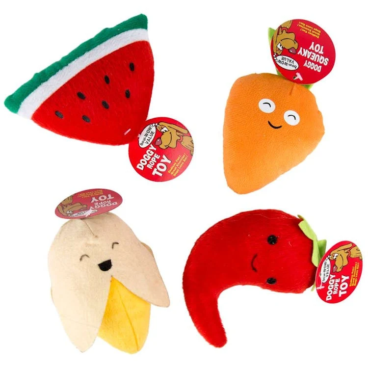 Dog Toy Assortment - Food Theme 1