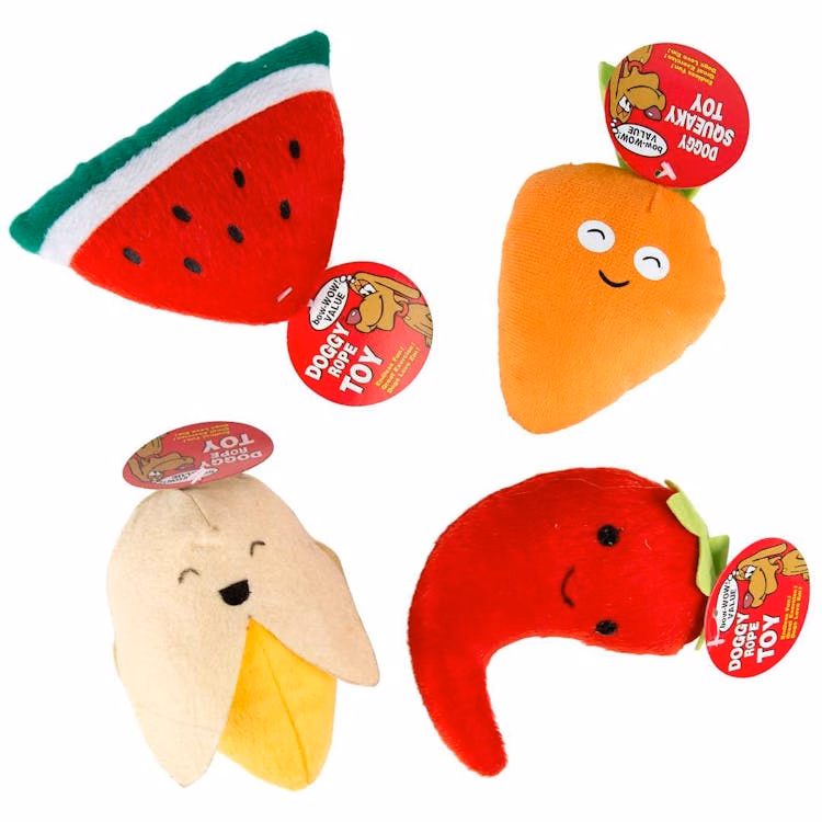 Dog Toy Assortment - Food Theme