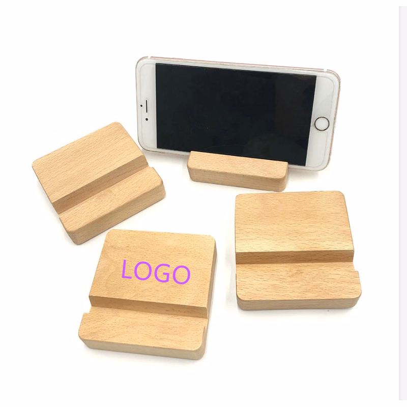 2.4"" x 3.1"" - Laser Engraved Wood Phone Holder