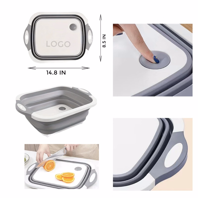 MOQ 10 PCS Hygienic Folding Plastic Cutting Board