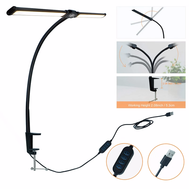 LED Desk Lamp With Clamp