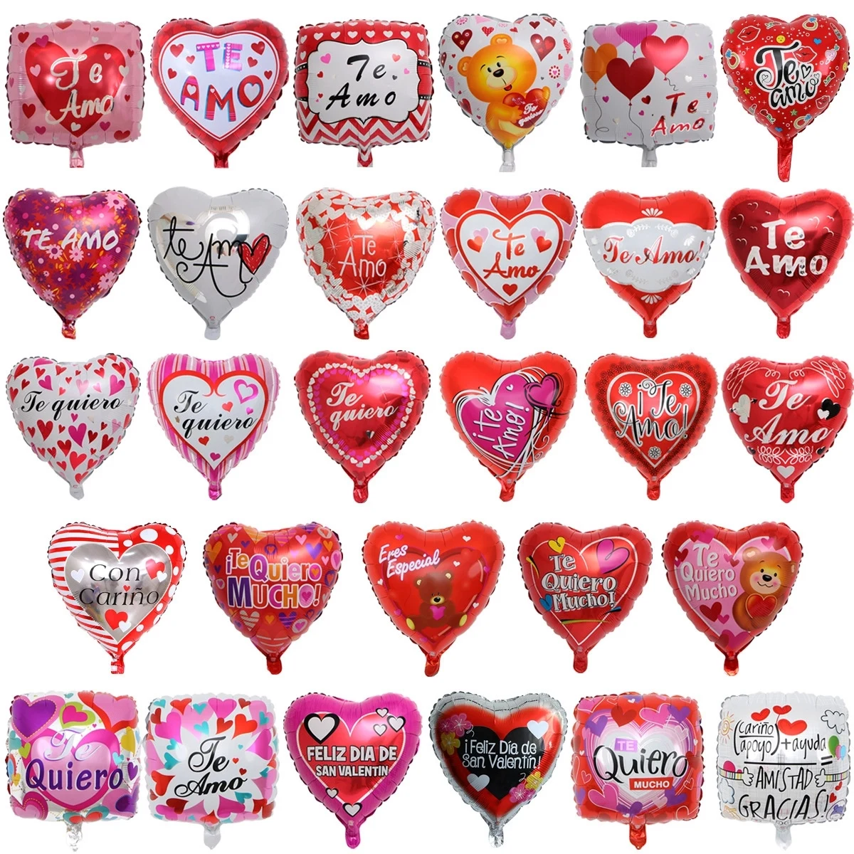 Mylar Balloon - 18" - Heart, Square Shaped 1
