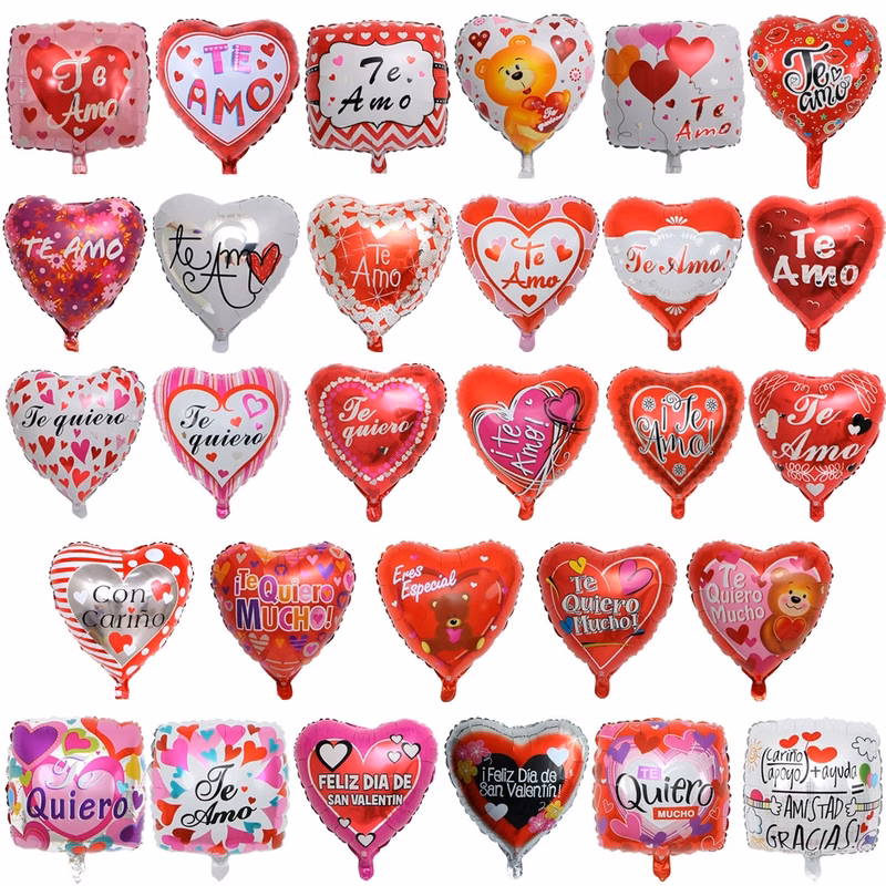 Mylar Balloon - 18" - Heart, Square Shaped