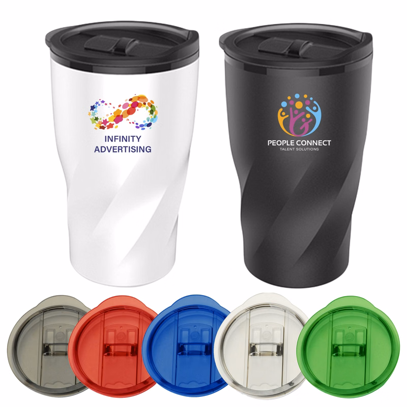 JORNIKOLOR 14oz Stainless Steel Twisting Tumbler with Lid