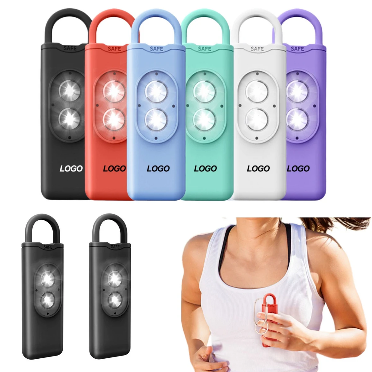 Alarm Keychain for Women Self Defense 1