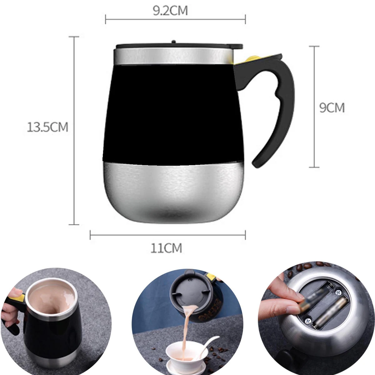 15Oz Coffee Self Stirring Mugs 1