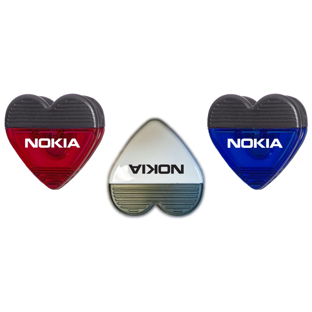 Jumbo size heart shaped magnetic memo clip holder with strong grip 1