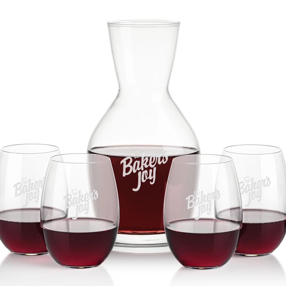 Westwood Carafe & Carlita Stemless 1