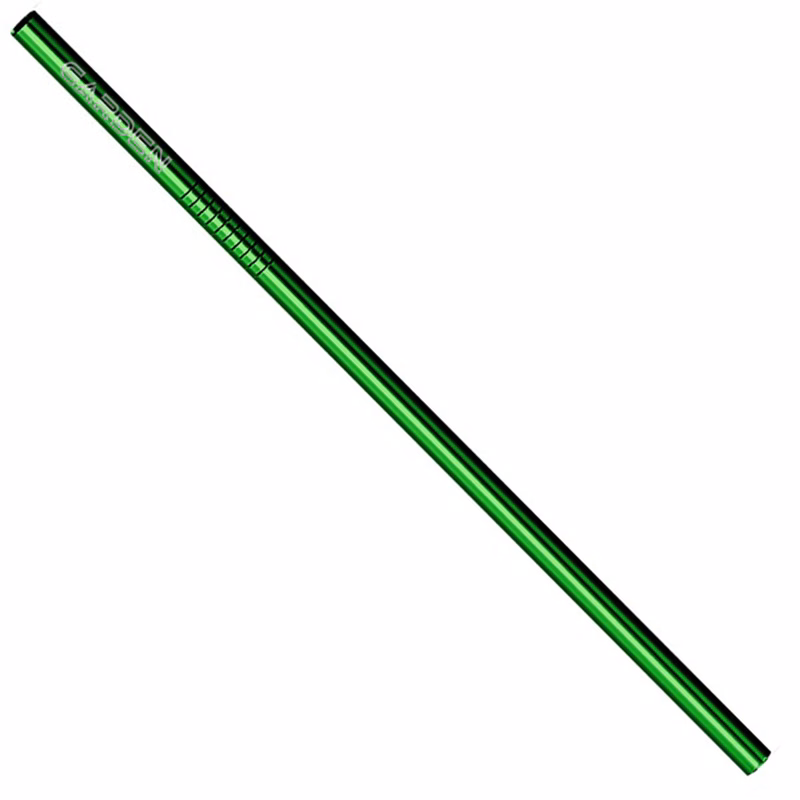 Straight Stainless Steel Straws: Individual Green