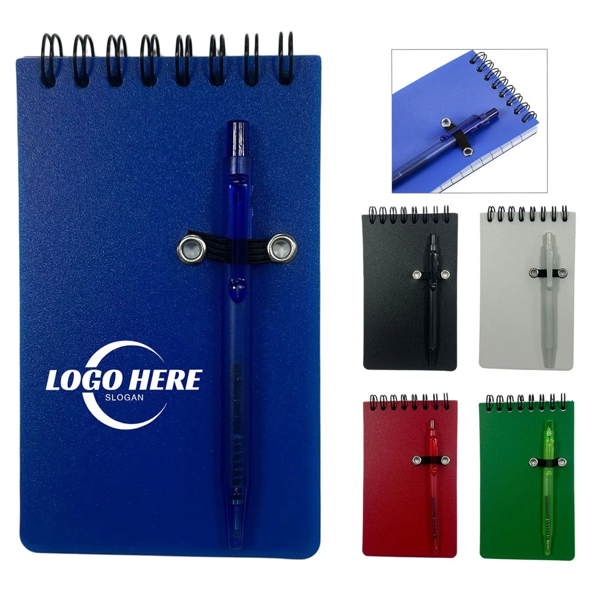 A7 Mini Spiral Notebook with Pen 1
